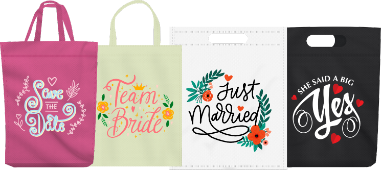 Wedding Favor Tote Bags - Personalized & Elegant – NonWovenbags