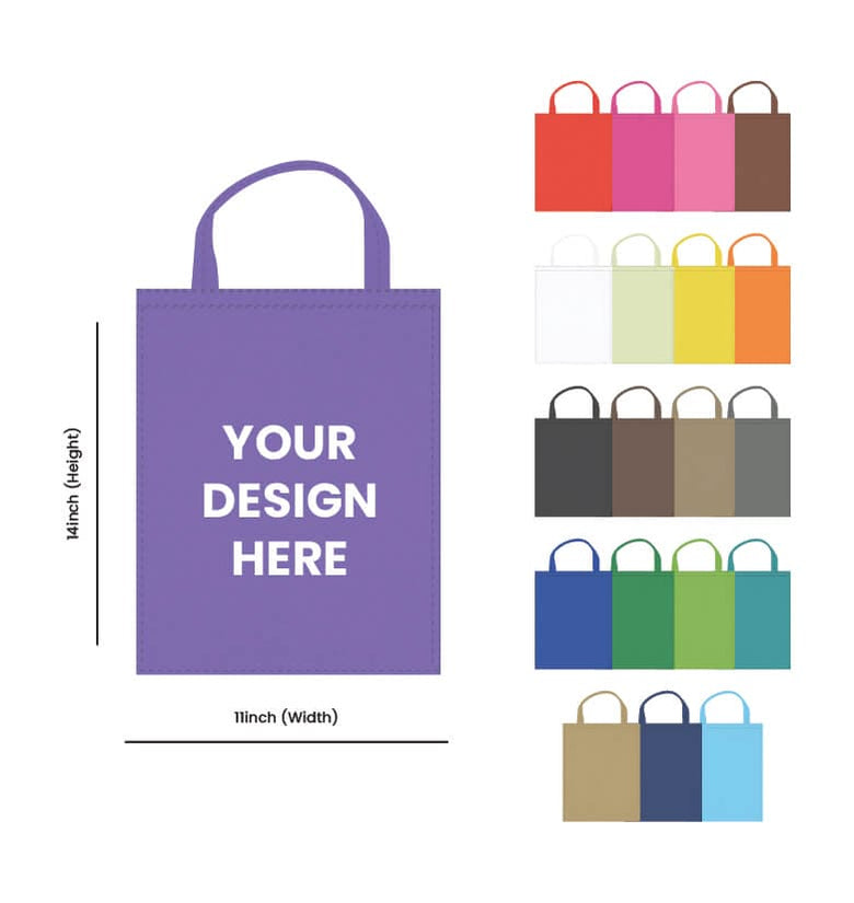 Promotional Goodie Non-Woven Handle Tote Bag 11 x 14