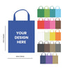 Handle Custom Printed Non-Woven Tote Bags - 14 x 17 | Value Tote Bags