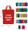 Handle Non-Woven Tote Bag - 18x22 with 2 Inch Bottom Gusset | Custom Printed The Value II Tote Bags
