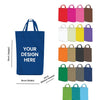 Handle Non-Woven Tote Bags 8x12 with 2 Inch Bottom Gusset