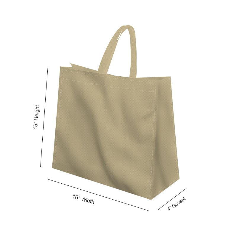 Reusable Heavy-Duty Non-Woven Tote Bag 15 x 16 x – NonWovenbags