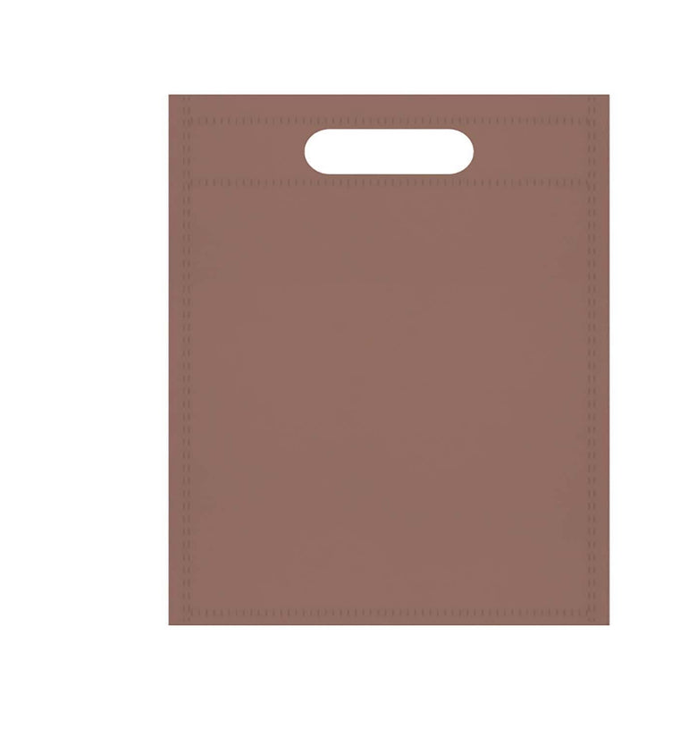 Small Wine D-Cut Non-Woven Tote Bags 11 x 14