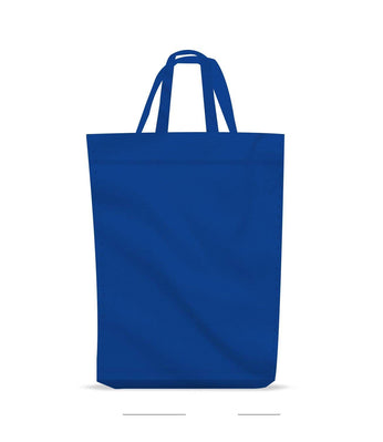 Handle Custom Non-Woven Tote Bags with 2 Inch Bottom Gusset