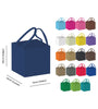 Custom Printed Non-Woven Bakery Tote Bags - 12x12x12 | Squared Tote Bags