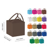 Custom Printed Non-Woven Bakery Tote Bags - 14x14x14 | Squared Tote Bags