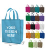 Larger Reusable Custom Printed Non-Woven Grocery Tote Bags | Shopping Tote Bags